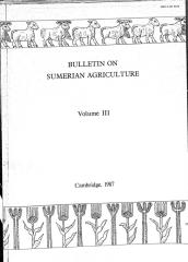 Bulletin on Sumerian agriculture 1987-3 willcox george.pdf