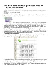 Info Três dicas para construir gráficos no Excel de forma bem simples.doc